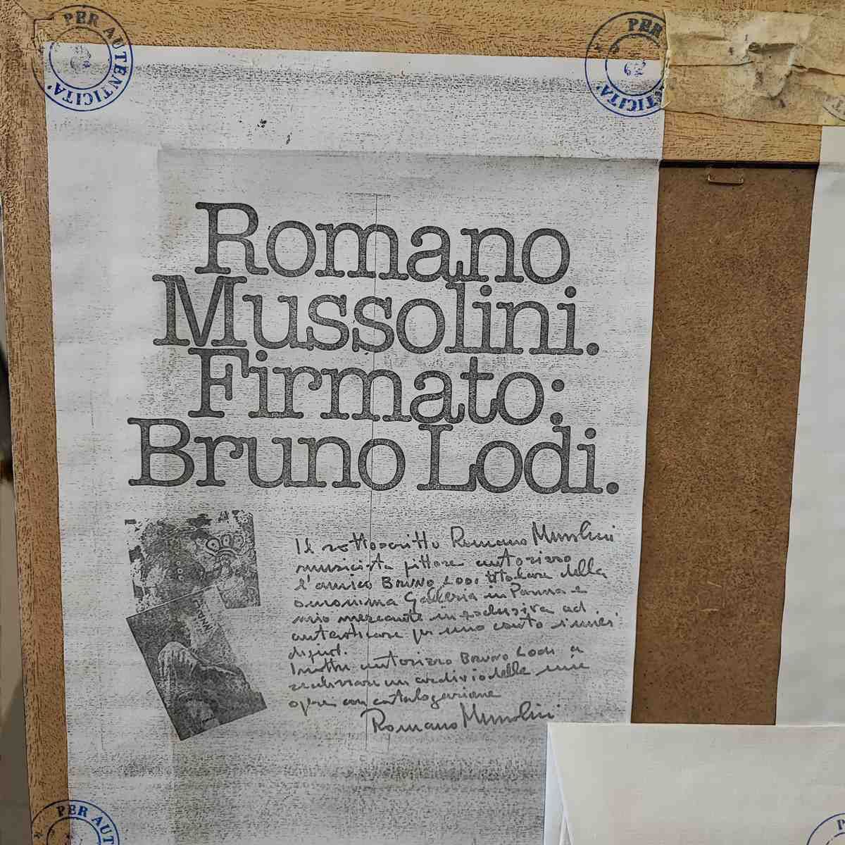 photo furniture Work By Romano Mussolini Mixed Media, Eyes Controlling The Claum With Tie