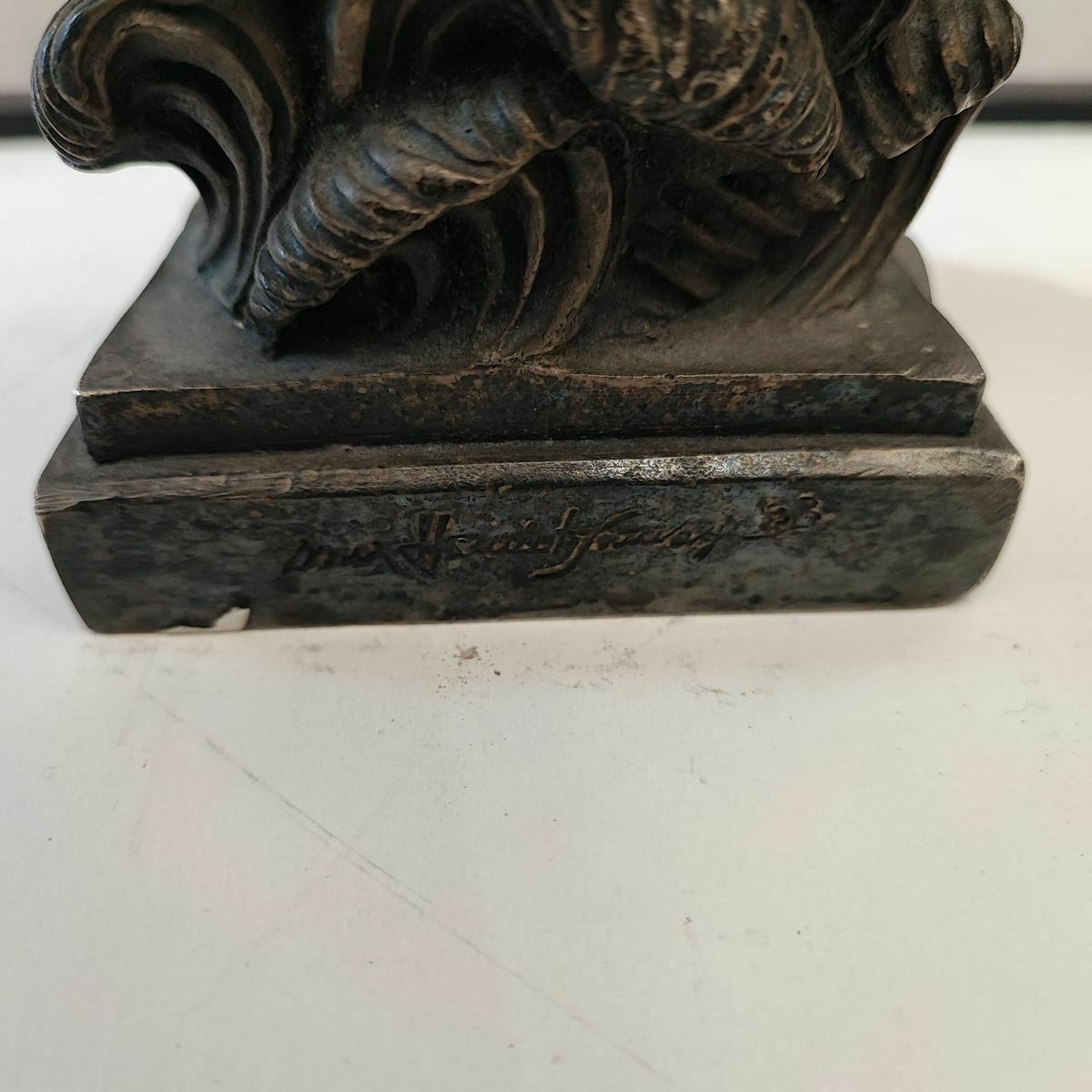 3986.0 Silver Plated Bronze Sculpture Max Hamlet, Venus By Botticelli Year 1992 photo
