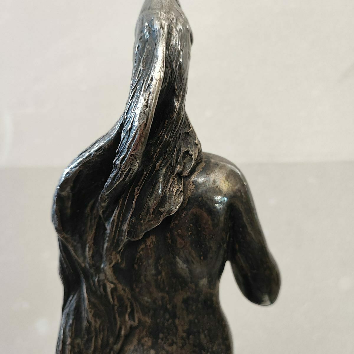 photo buy Silver Plated Bronze Sculpture Max Hamlet, Venus By Botticelli Year 1992