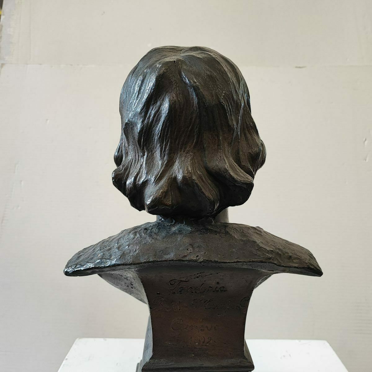 photo furniture Bronze Sculpture Bartolomeo Muzio Foundria Genova, Cristoforo Colombo