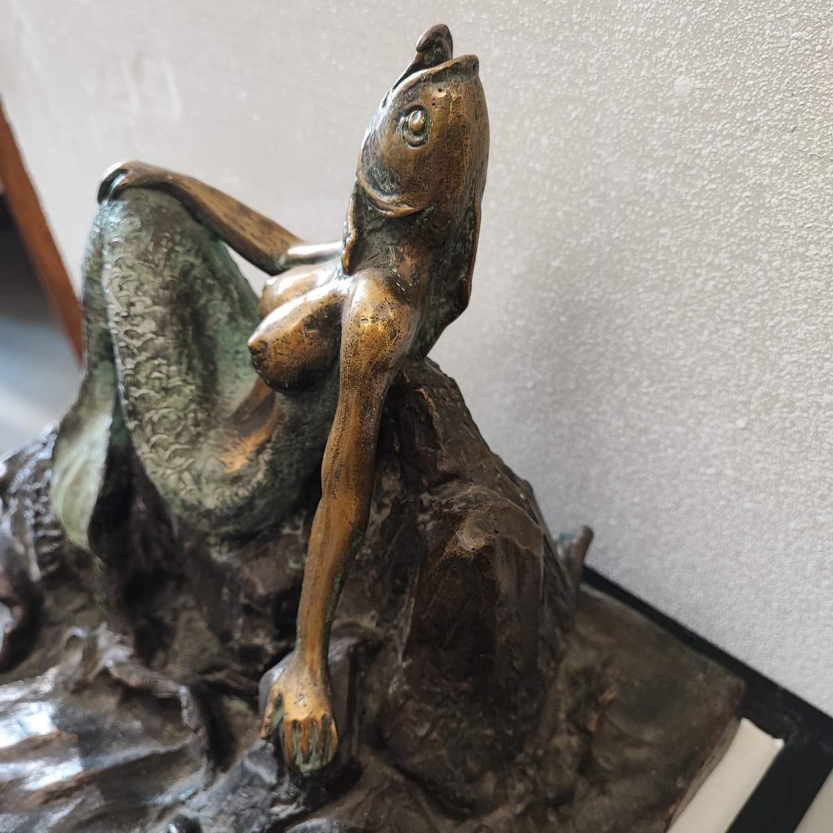 Patinated Bronze Sculpture Max Hamlet, The Song Of The Sirens Year 1992 photo buy