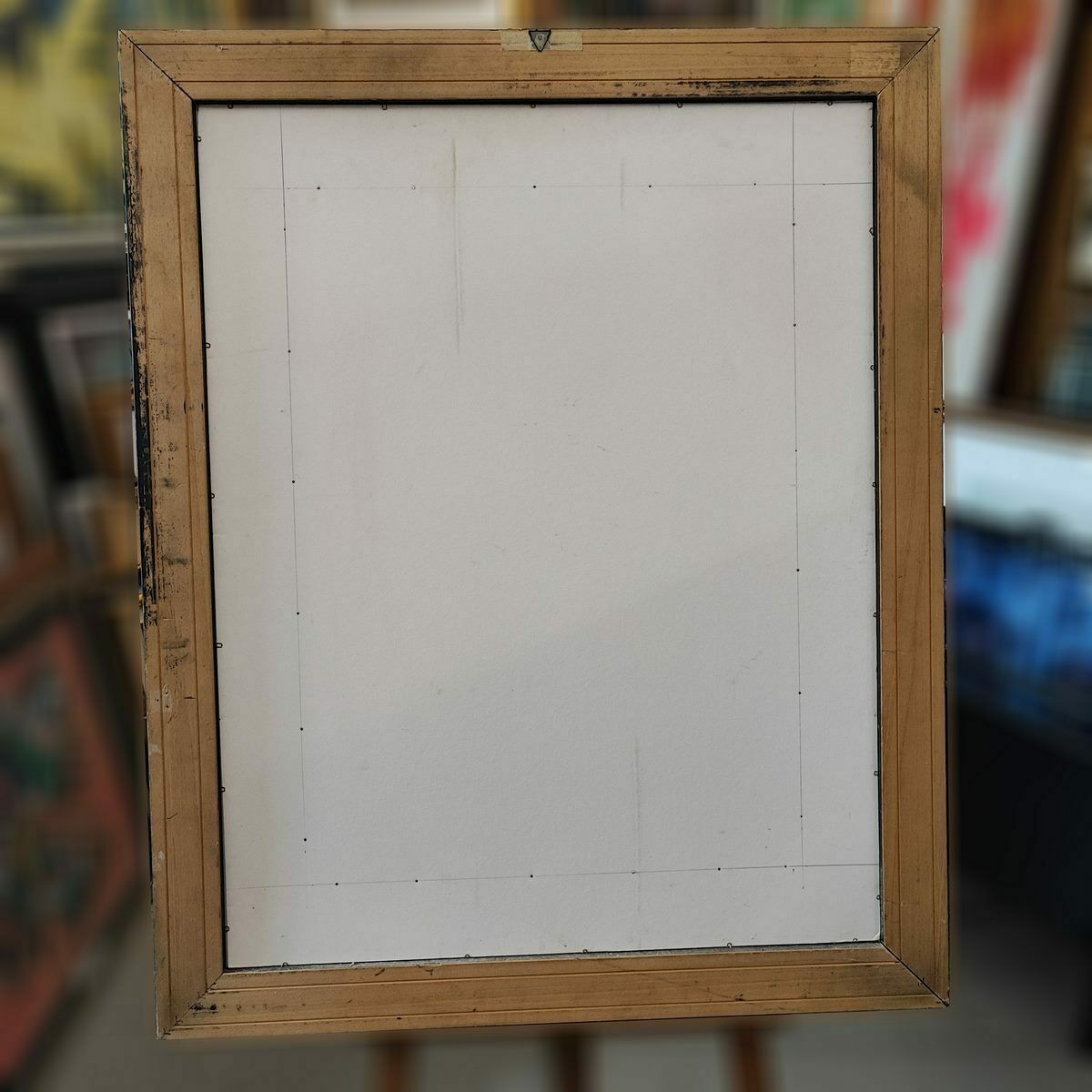 photo furniture Composition Painting On Cardboard In Relief By Umberto Mastroianni, 1980