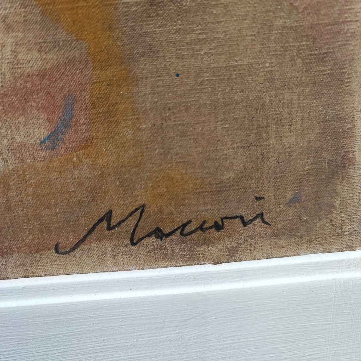 Oil Painting On Canvas By Mino Maccari, Il Girotondo, 1946 photo buy