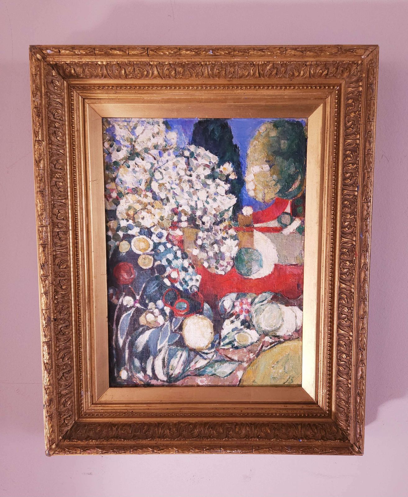 Oil Painting On Board In Victorian Frame By Suffolk Artist John Sergeant B.1933