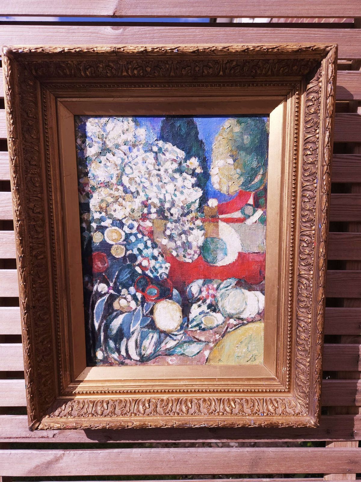 Oil Painting On Board In Victorian Frame By Suffolk Artist John Sergeant B.1933 photo 325.0