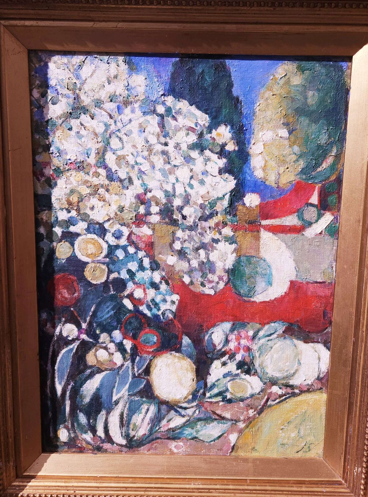 Oil Painting On Board In Victorian Frame By Suffolk Artist John Sergeant B.1933 photo vinterior