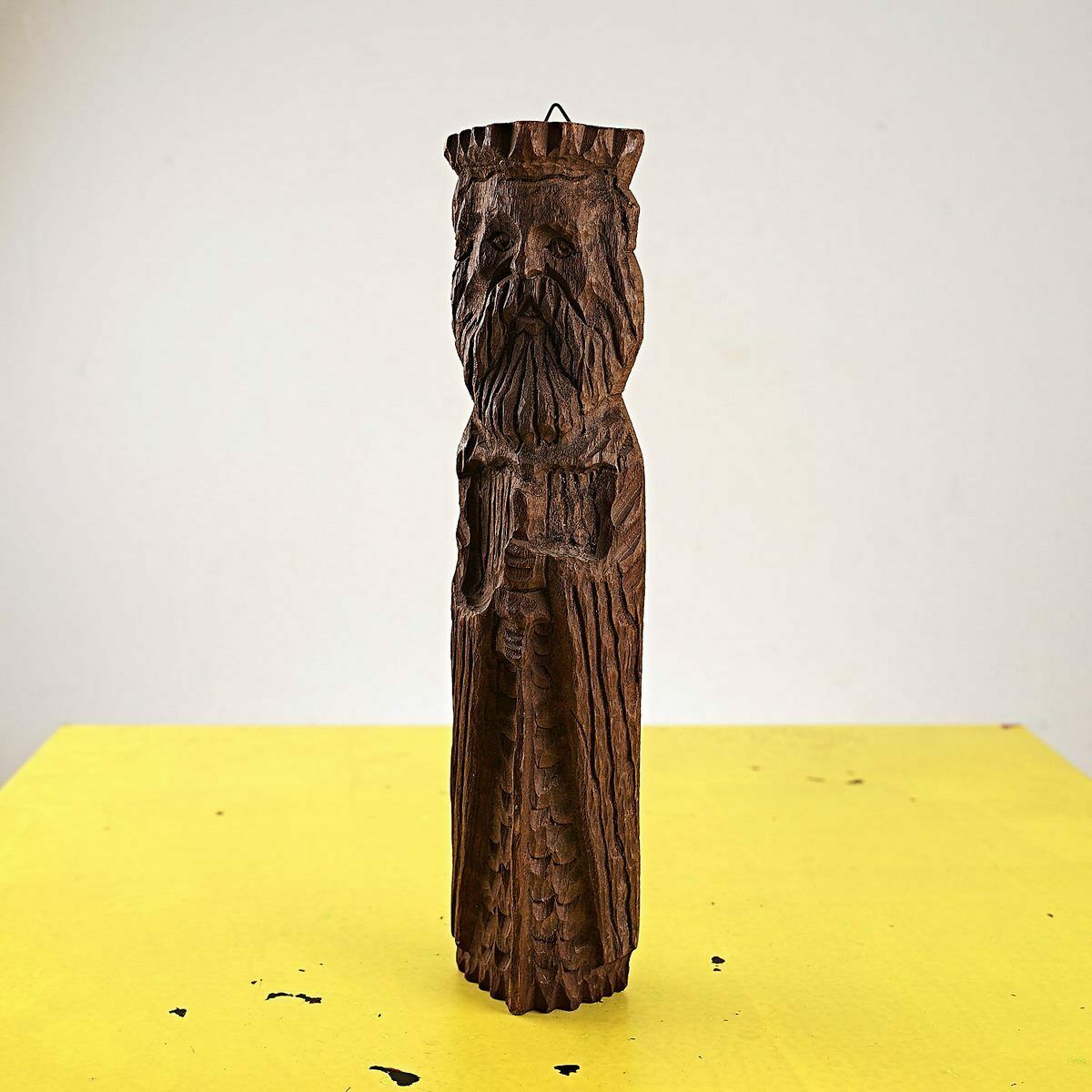 Vintage Wood Carved Sculpture