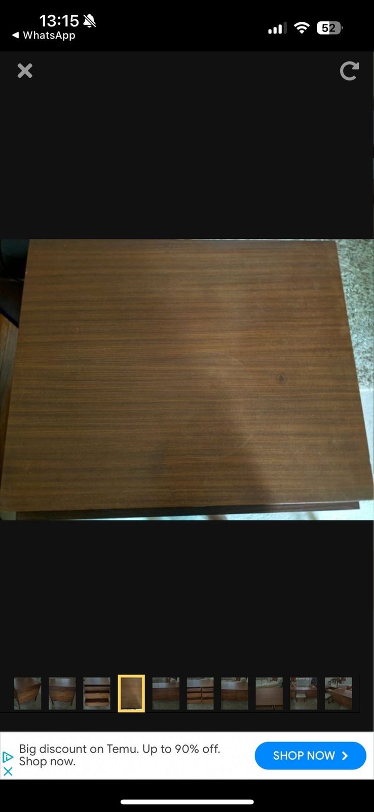 900.0 Mid Century Furniture Early 1960s Large Modular Dressing Vanity photo