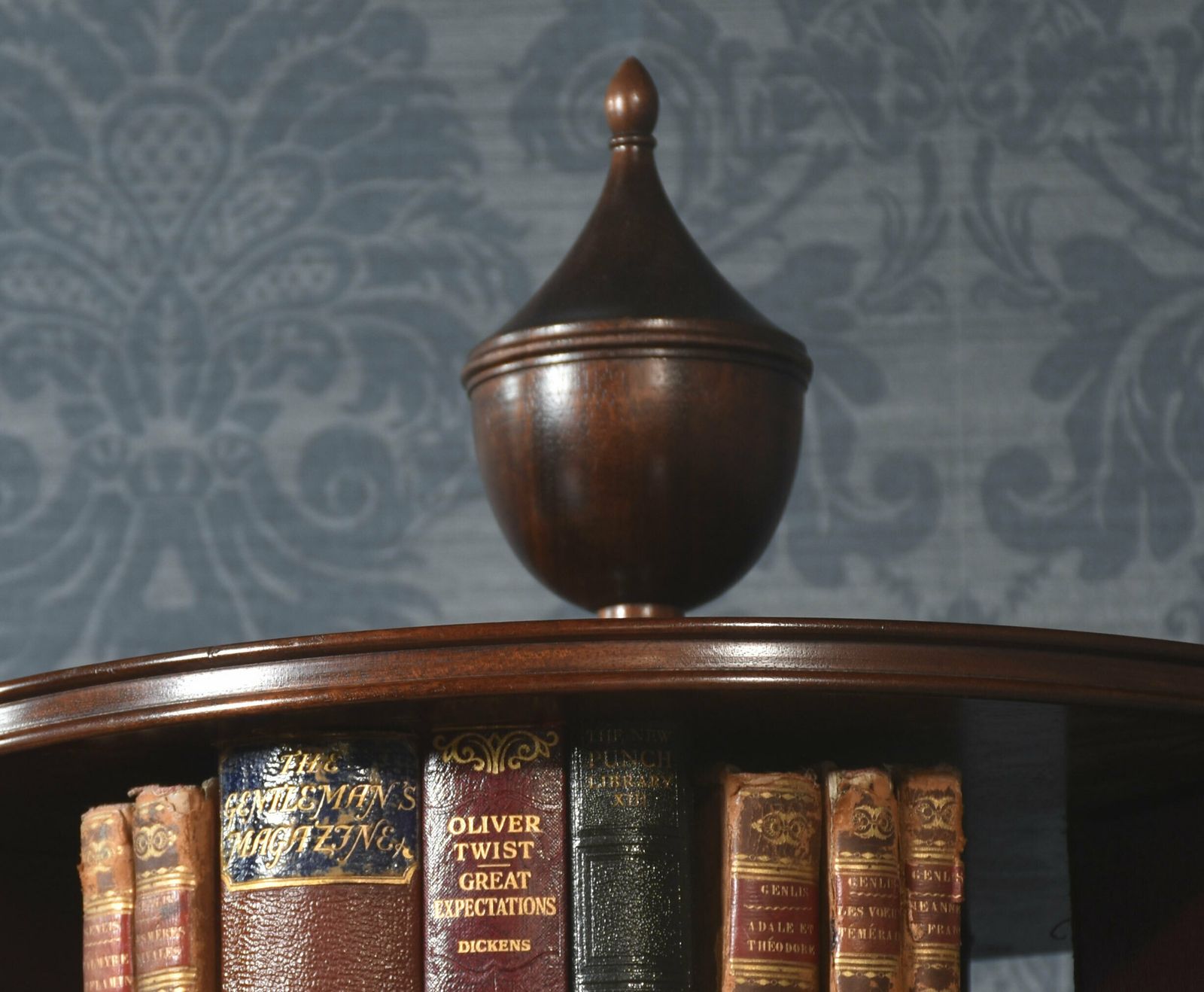 Regency Style Mahogany Revolving Bookcase photo vinterior
