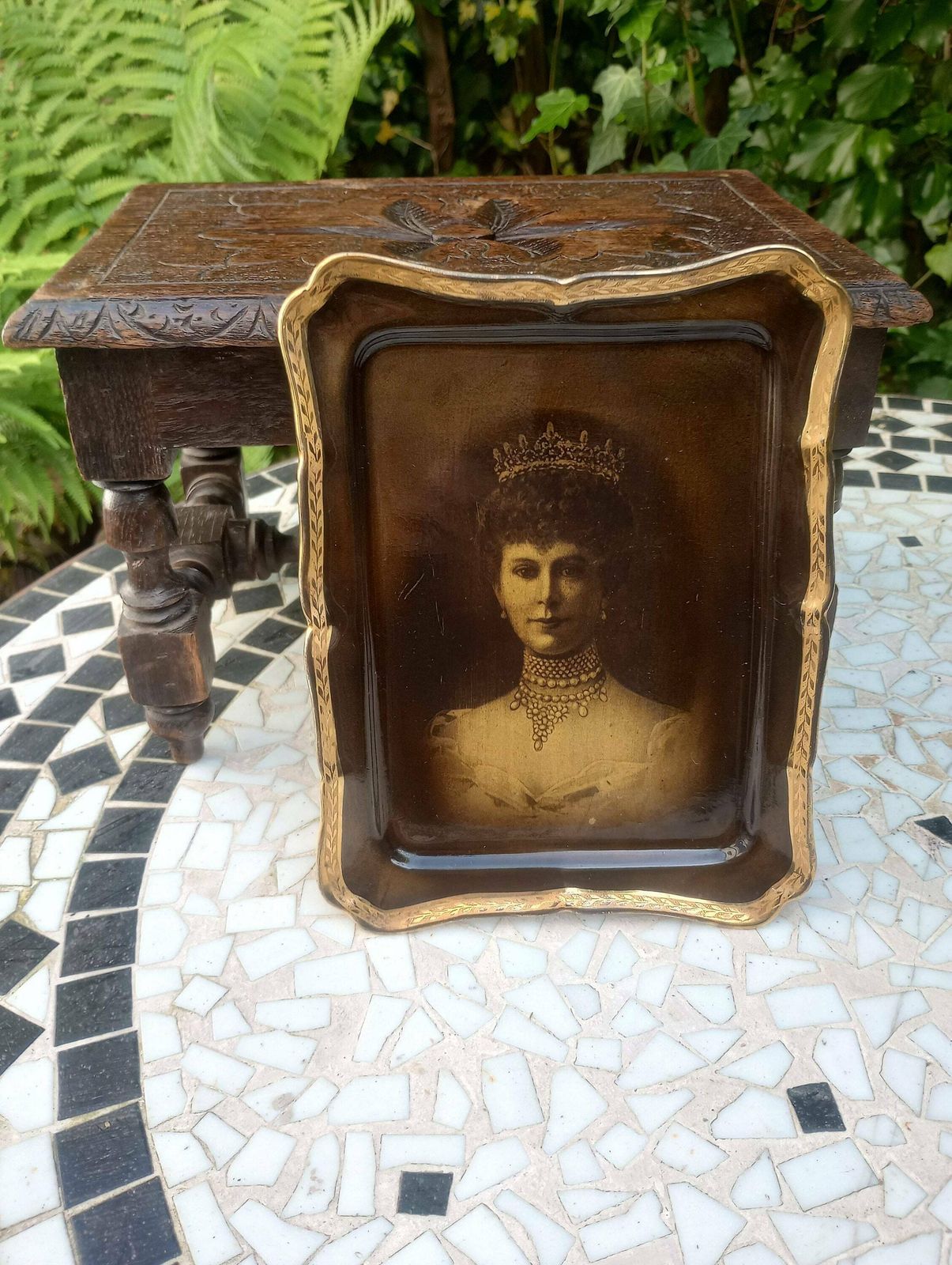 Beautiful Ceramic 1911 Queen Mary Coronation Plate photo Home Decor