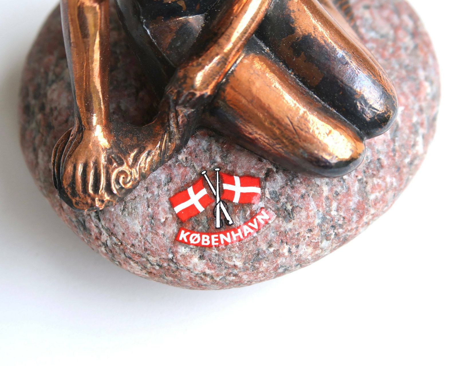 The Little Mermaid Figurine From Copenhagen, 1960s / Denmark, Paperweight, Fairy Tale By Hans Christian Andersen, Love Lovers Sculpture photo vinterior