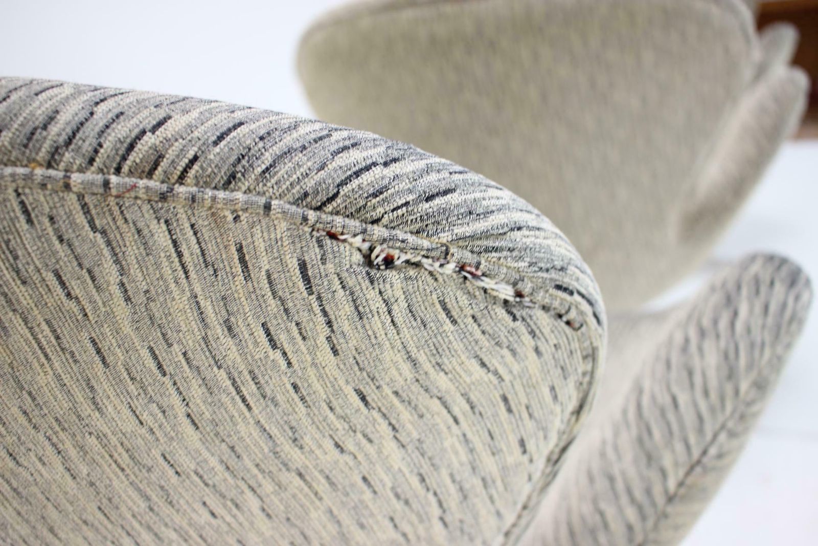 photo buy Three Swivel Lounge Armchairs In The Style Of Arne Jacobsen, 1990s