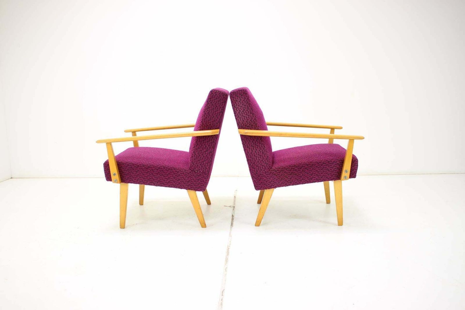 1960s Pair Of Armchairs, Czechoslovakia photo 596.0
