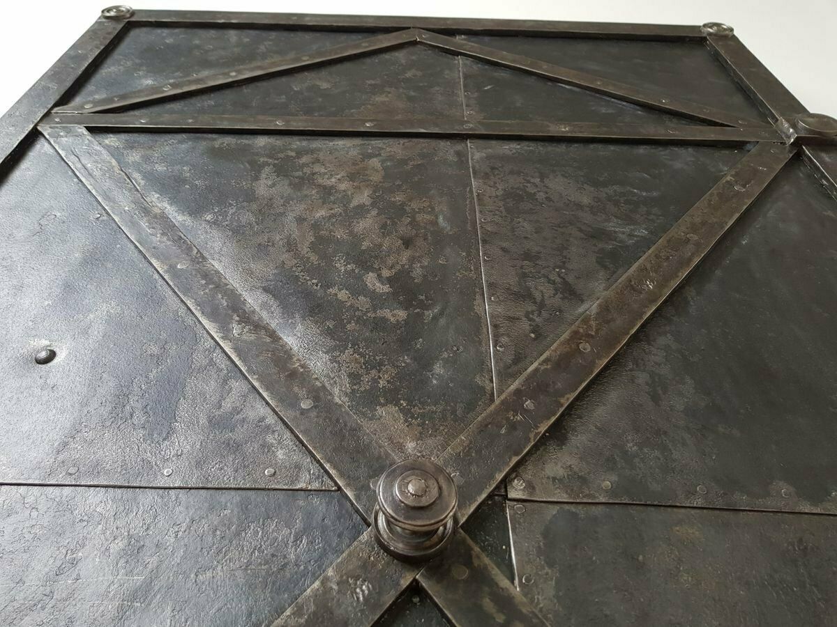 Antique  Iron Plated Door, 18th Century, Bohemia photo Home Fixtures