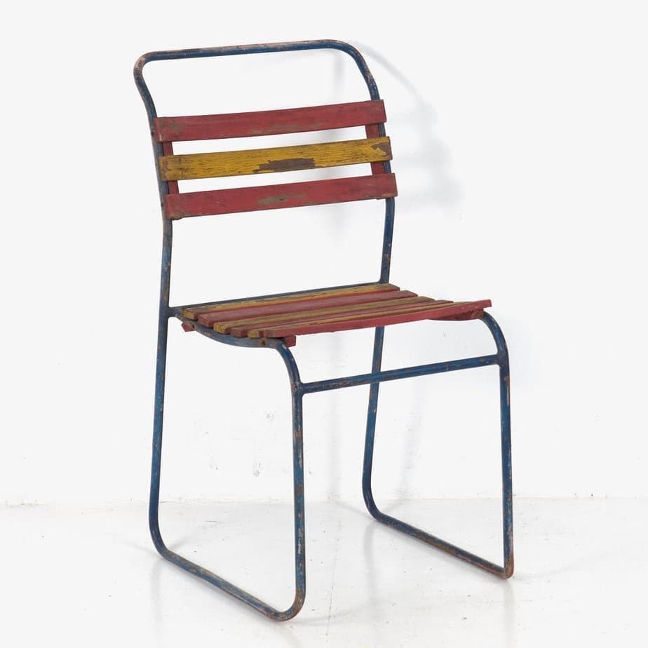 photo furniture Antique Garden Chairs (C.1900). Set Of 4 Pieces #6