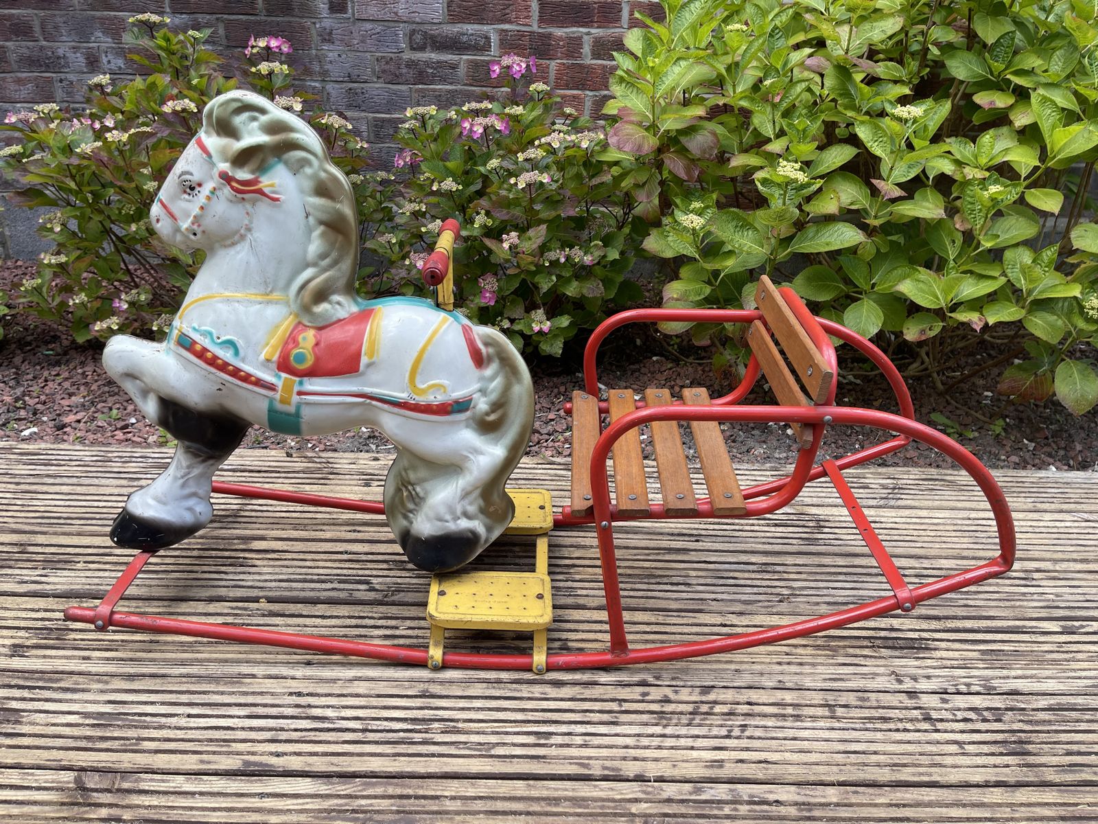 English Rocking Horse By Mobo For D. Sebel & Co. Ltd., 1950s