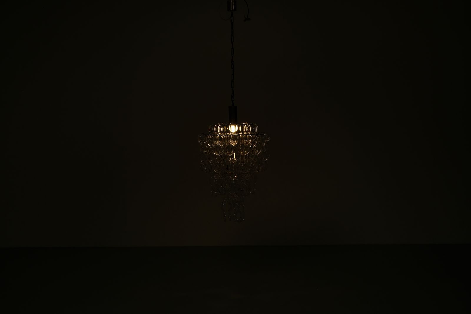 Chandelier Giogali By Angelo Mangiarotti For Vistosi, Italy 1970s. photo vintage
