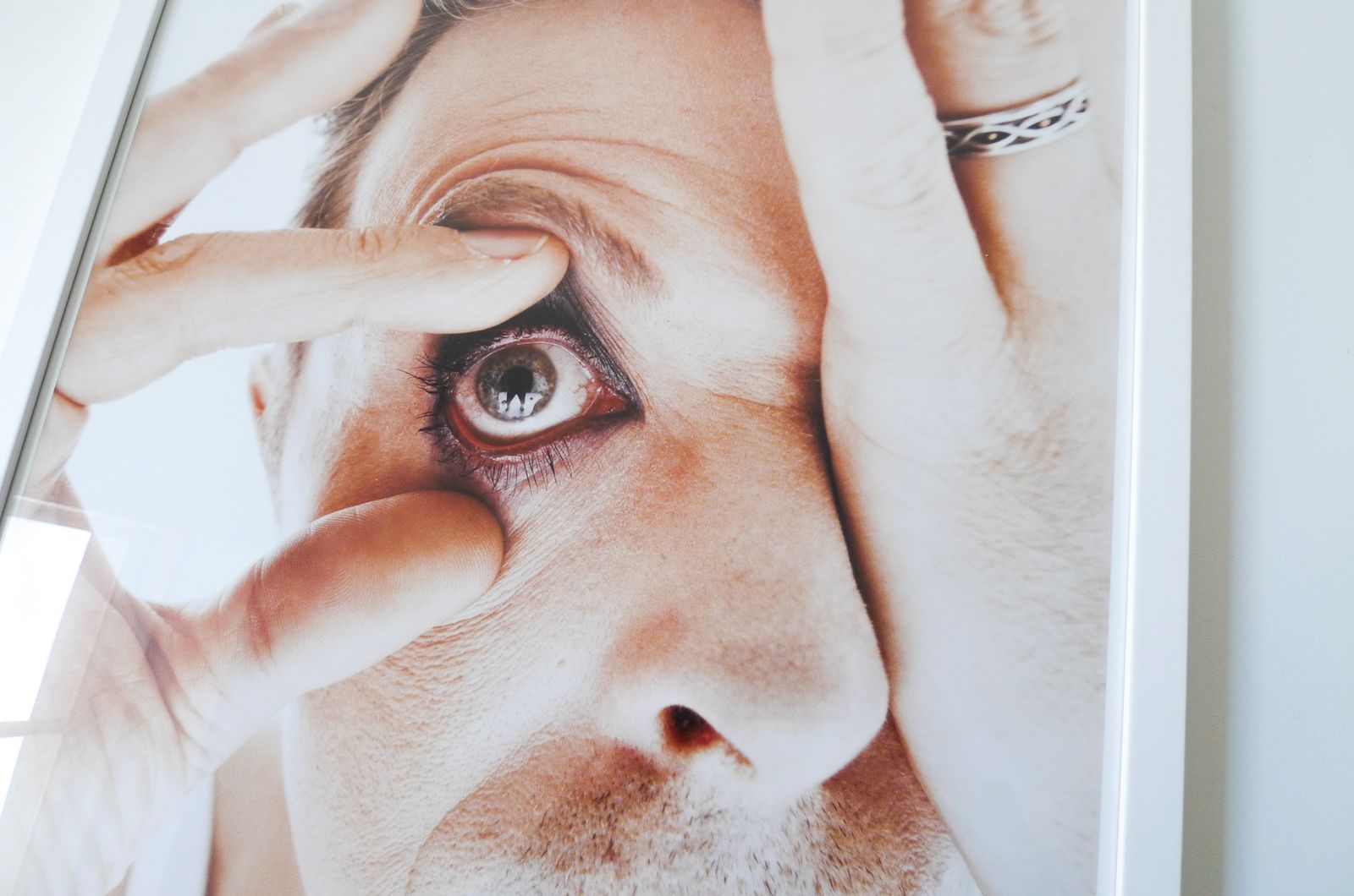 Iconic Limited Edition Signed & Framed “Bowie’s Eye" Print By Rankin, Dazed & Confused 1995 photo Art