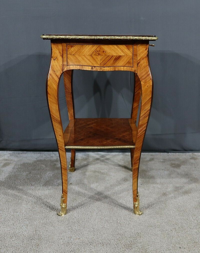 2706.0 Small Living Room Table In Precious Wood, Louis XV Style – 1st Part 19th Century photo