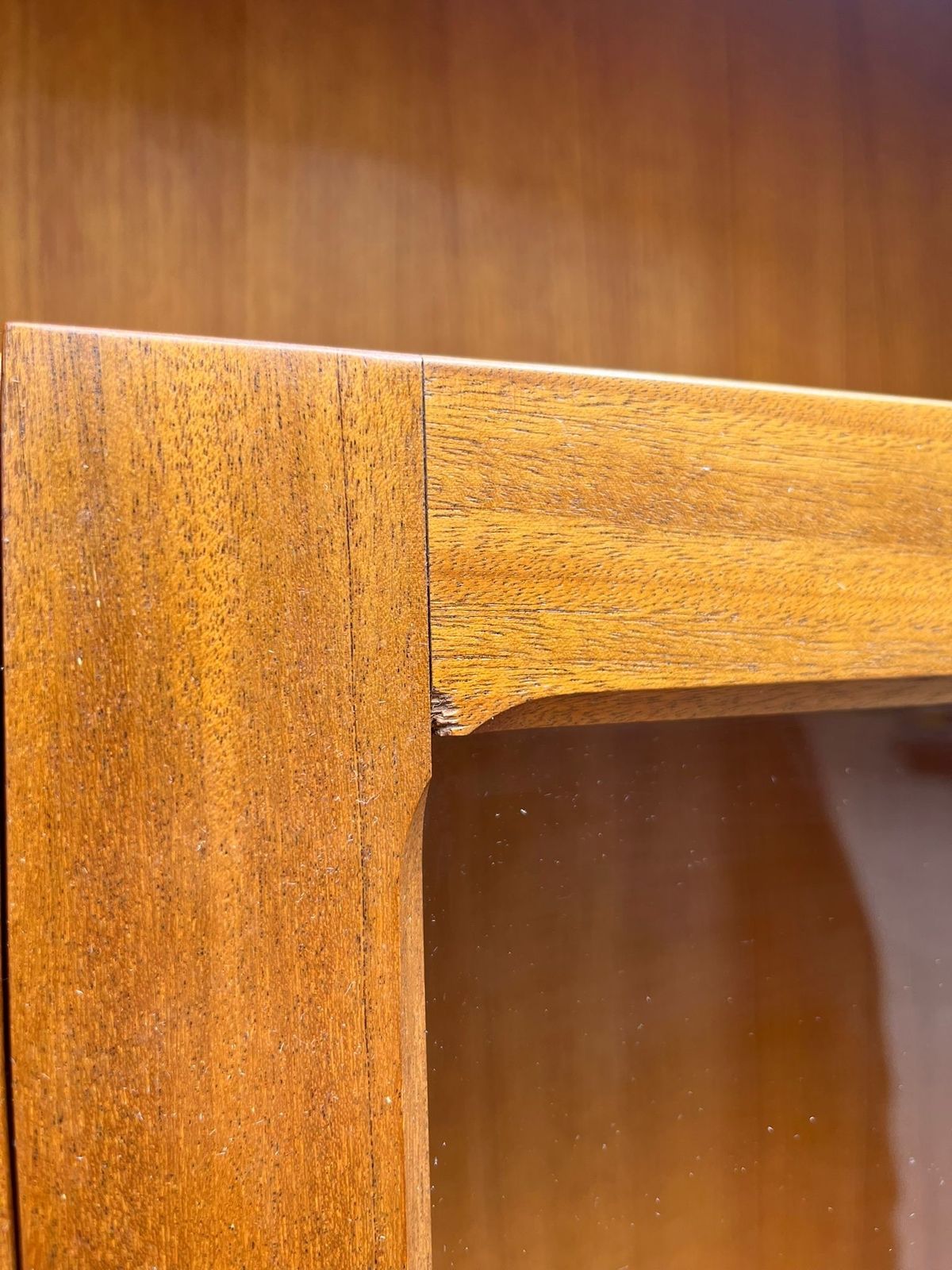 495.0 Vintage 1970s Nathan Furniture Mid Century Teak Glazed Display Cocktail Drinks Cabinet photo