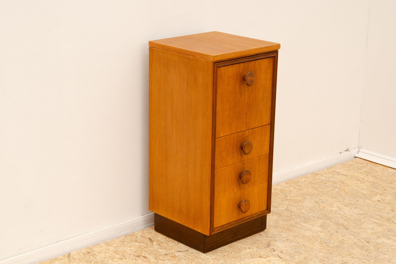 Mid Century Chimney Chest Of Drawers By Up Závody, 1958 photo for sale