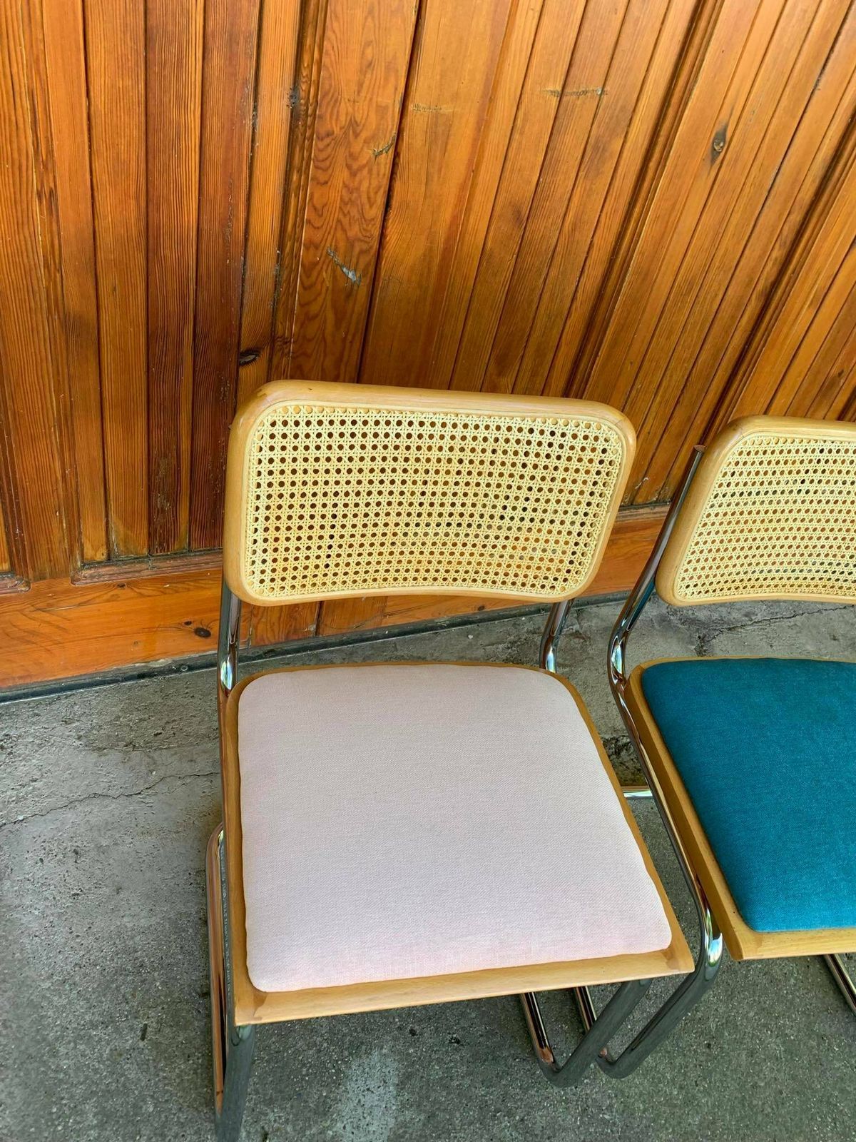 Mid Century Modern Italian Marcel Breuer B32 Cesca Chairs, 70s Set Of 2 photo Furniture