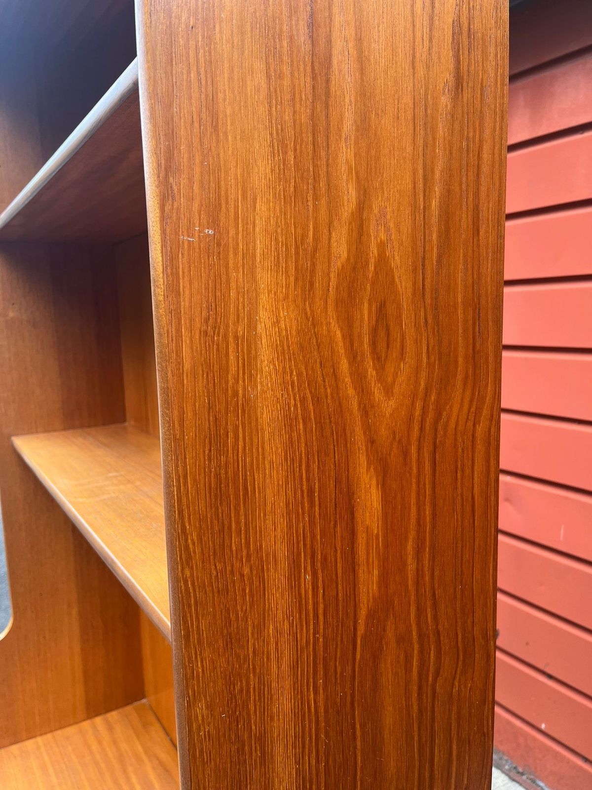 Furniture Vintage 1970s Nathan Mid Century Teak Bookcase Cabinet photo