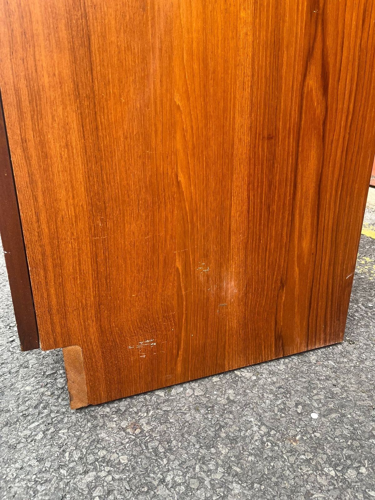 395.0 Vintage 1970s Nathan Mid Century Teak Bookcase Cabinet photo
