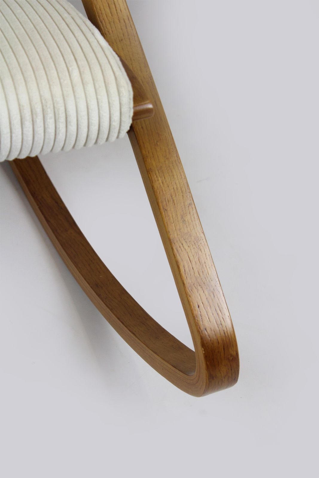 Restored Mid Century Plywood Rocking Chair By Ludvik Volak For Drevopodnik Holesov, 1960s photo Furniture