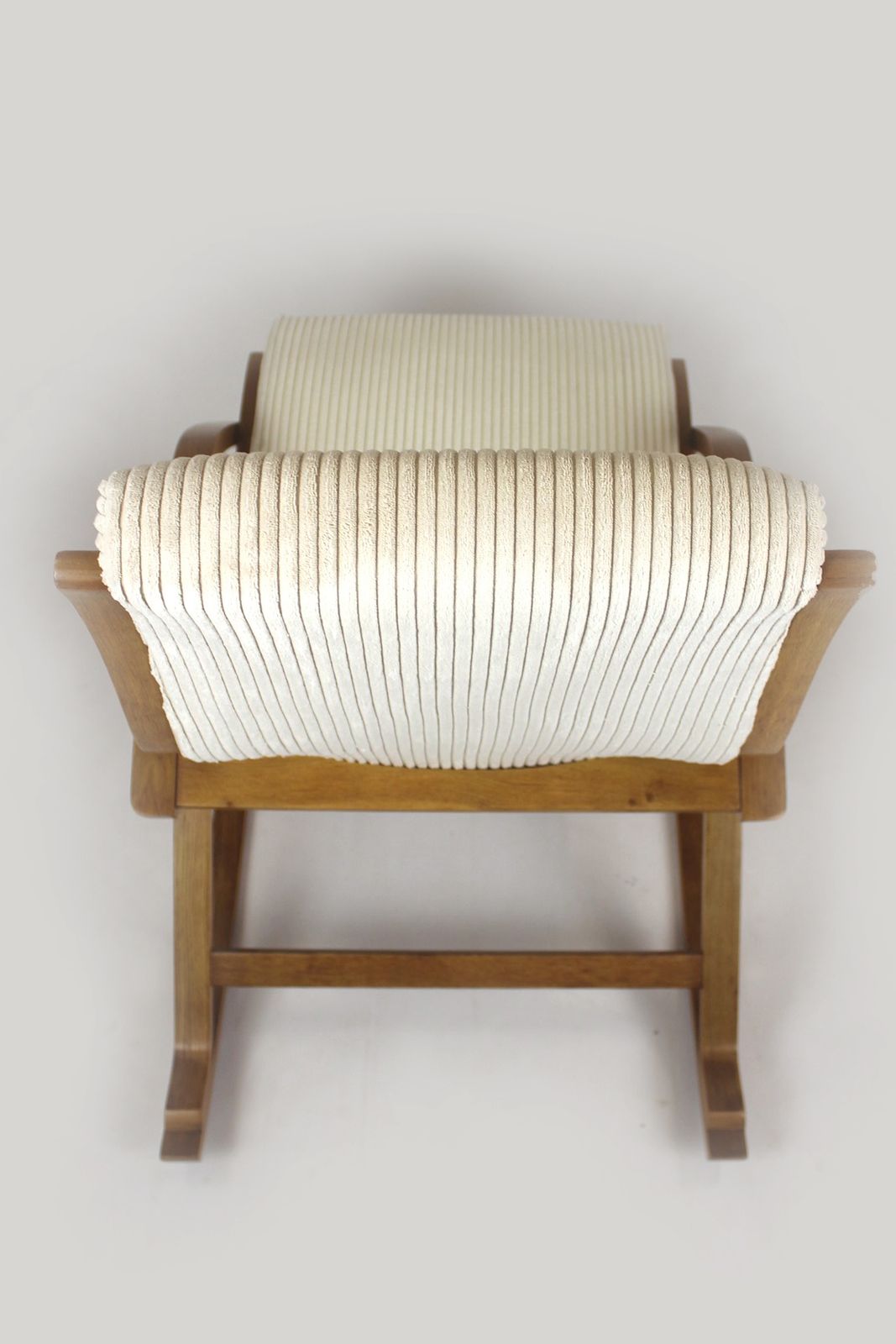 photo vintage Restored Mid Century Plywood Rocking Chair By Ludvik Volak For Drevopodnik Holesov, 1960s