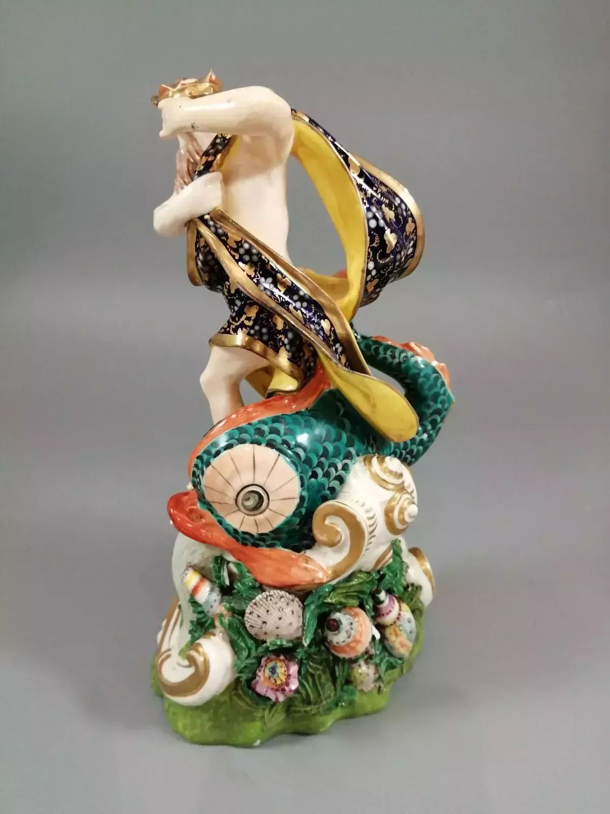 Derby Porcelain Figure Of Neptune,Bloor Period ,C.1830 photo Home Decor