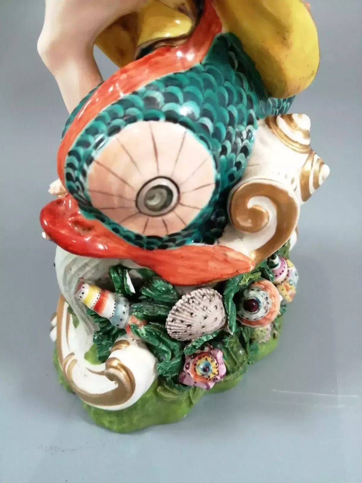 900.0 Derby Porcelain Figure Of Neptune,Bloor Period ,C.1830 photo