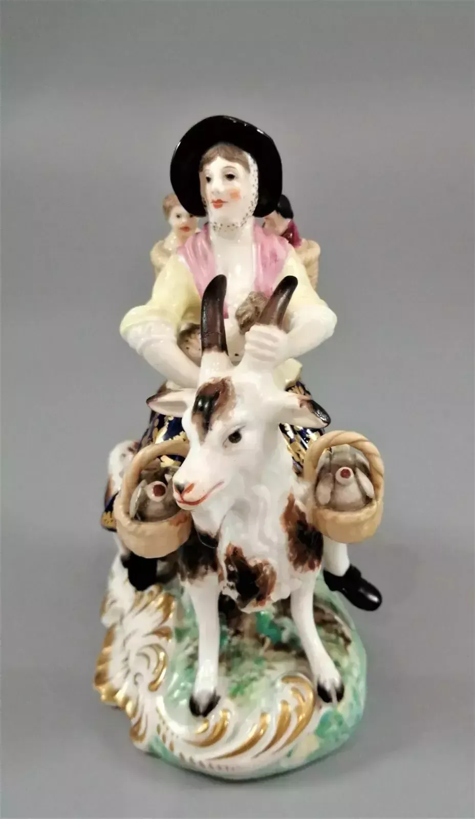 photo buy Derby Figurines Of The Welch Tailor And His Wife, C.1820