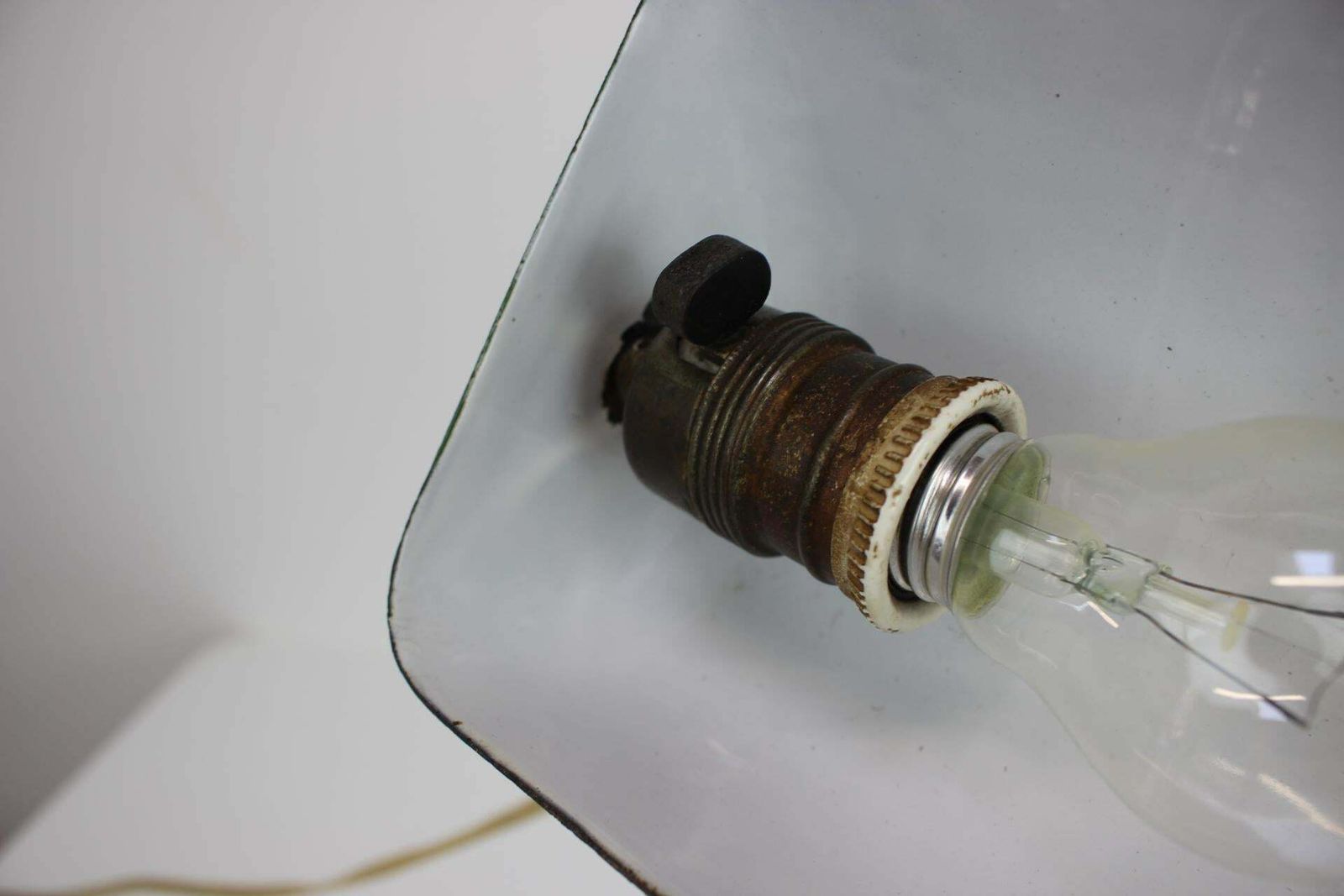 1930's Art Deco Banker Table Lamp , Czechoslovakia photo Lighting