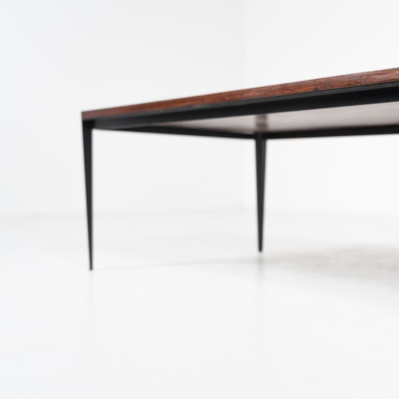 Mid Century Modern Wooden Coffee Table By Osvaldo Borsani, Italy photo buy