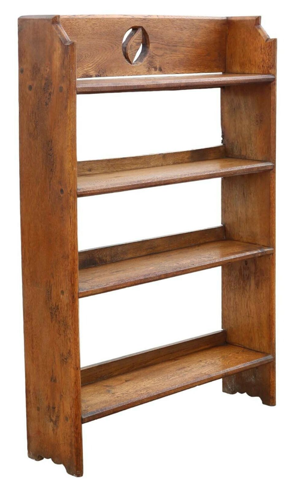 Antique Victorian Gothic Oak Bookcase Display Cabinet   High Quality 19th Century Piece photo furniture