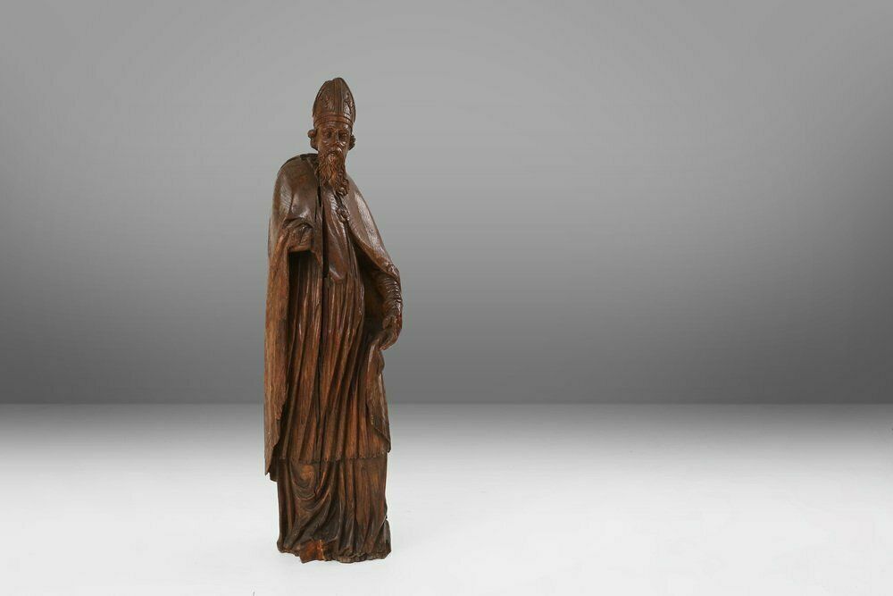 photo furniture French Artist, Statue Of Saint Eligius, 1550, Wood