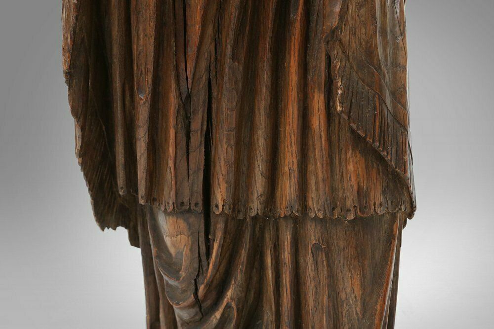 photo vinterior French Artist, Statue Of Saint Eligius, 1550, Wood