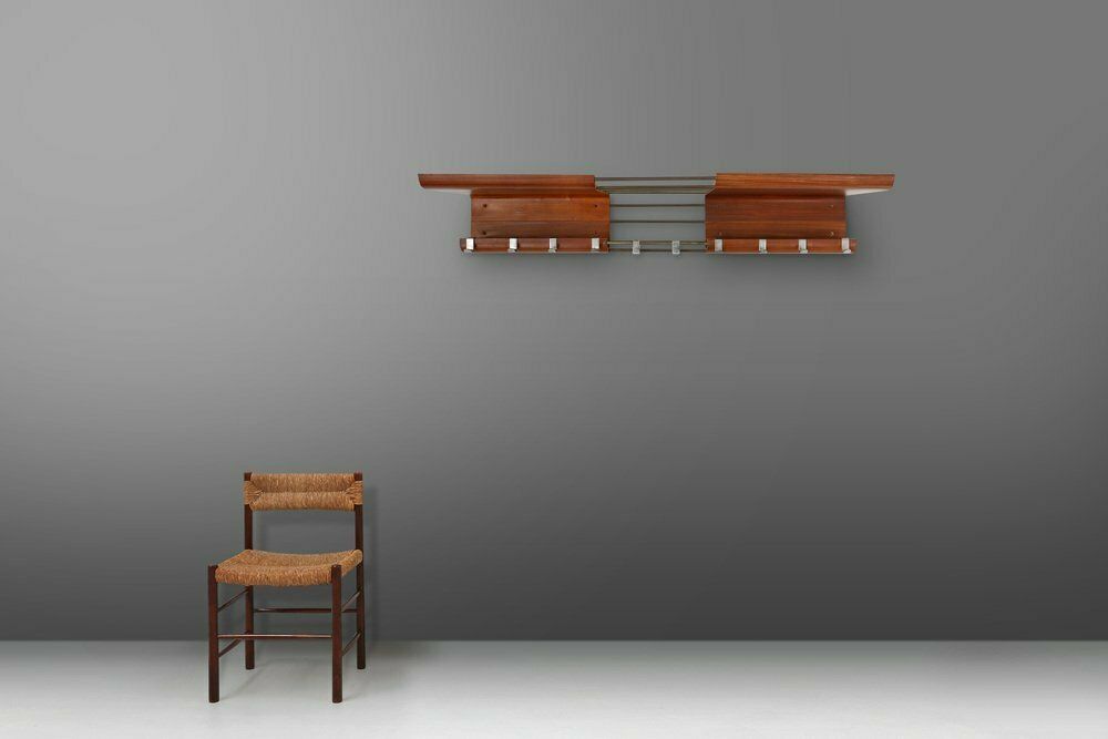 Mid Century Coatrack In Bent Plywood Attributed To De Coene, Belgium, 1960s photo furniture