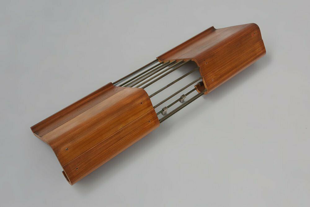 photo vinterior Mid Century Coatrack In Bent Plywood Attributed To De Coene, Belgium, 1960s