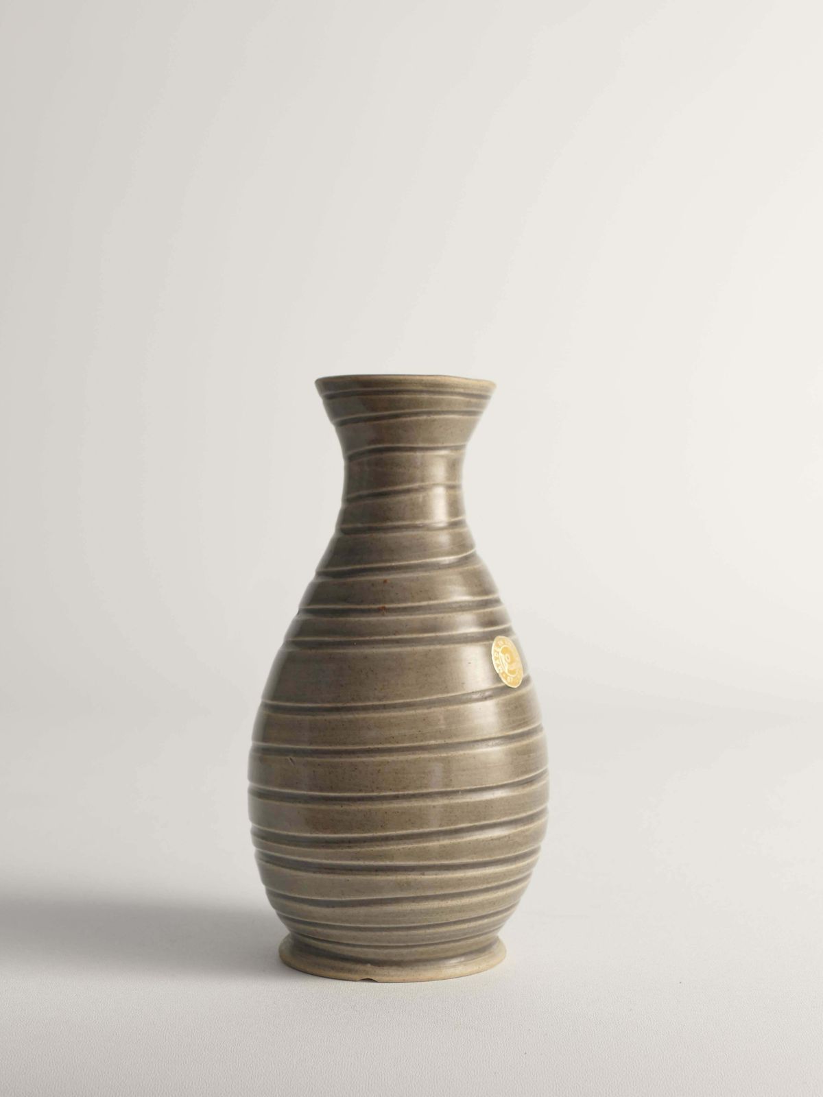 Scandinavian Modern Stoneware Vase Attributed To Ewald Dahlskog For Bo Fajans photo for sale