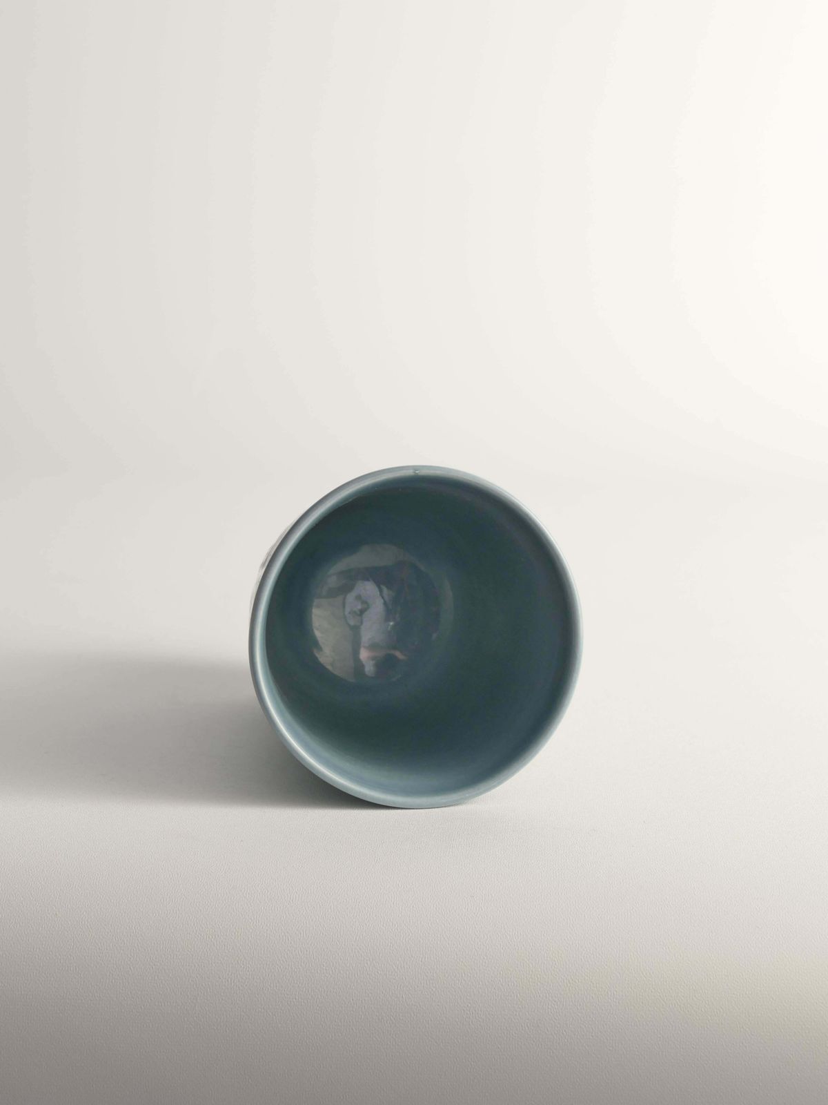 Scandinavian Modern French Blue Vase By Gunnar Nylund For Rörstrand, Sweden 1950 photo buy