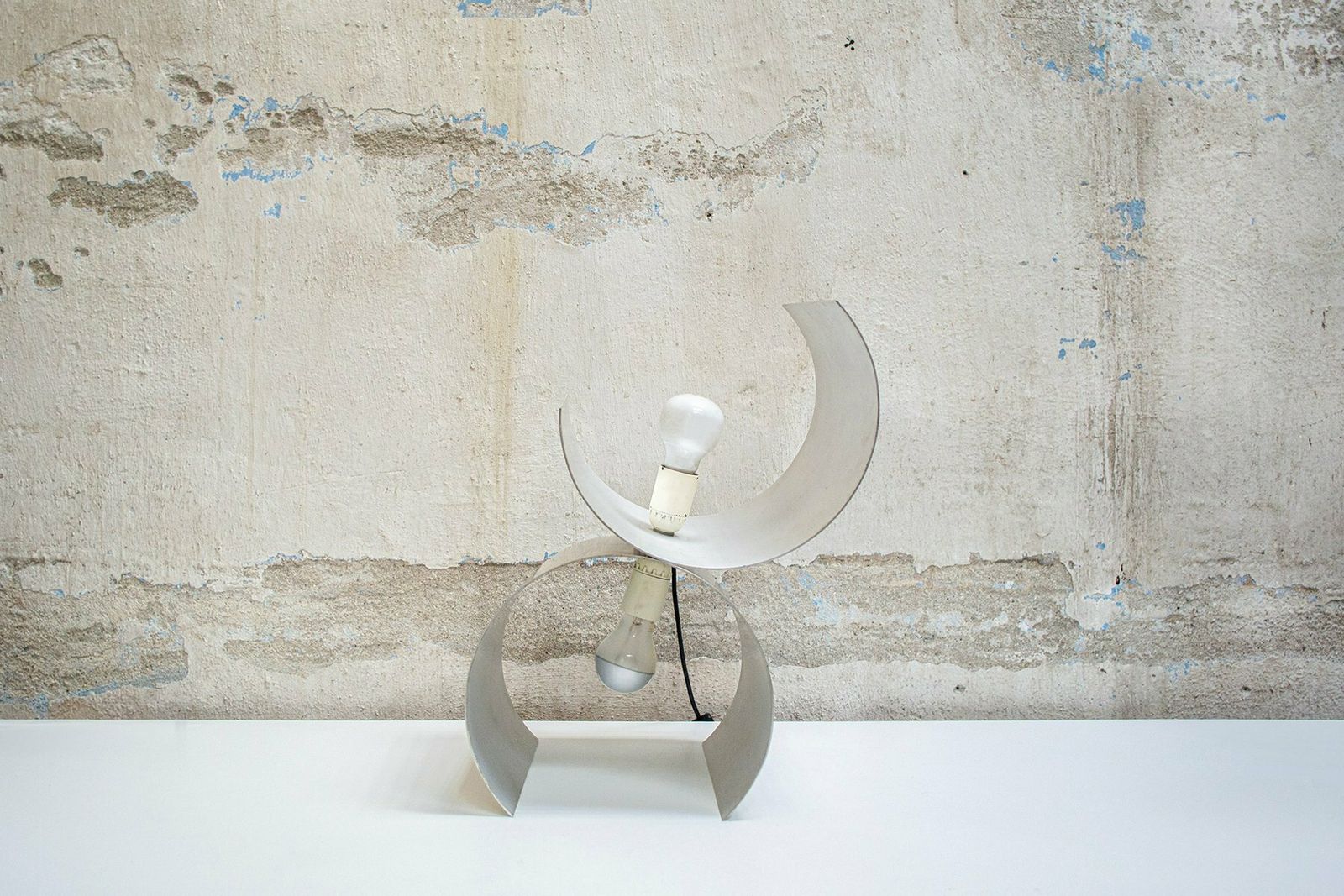 Aluminium Tafellampen Van Giuliano Cesari Voor Nucleo Sormani, Jaren 1960 photo furniture