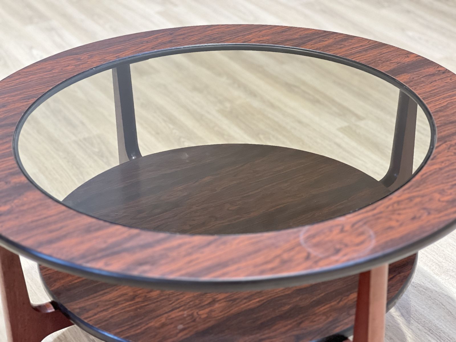 Scrieber Coffee Table, 1960s, Rosewood photo 220.0