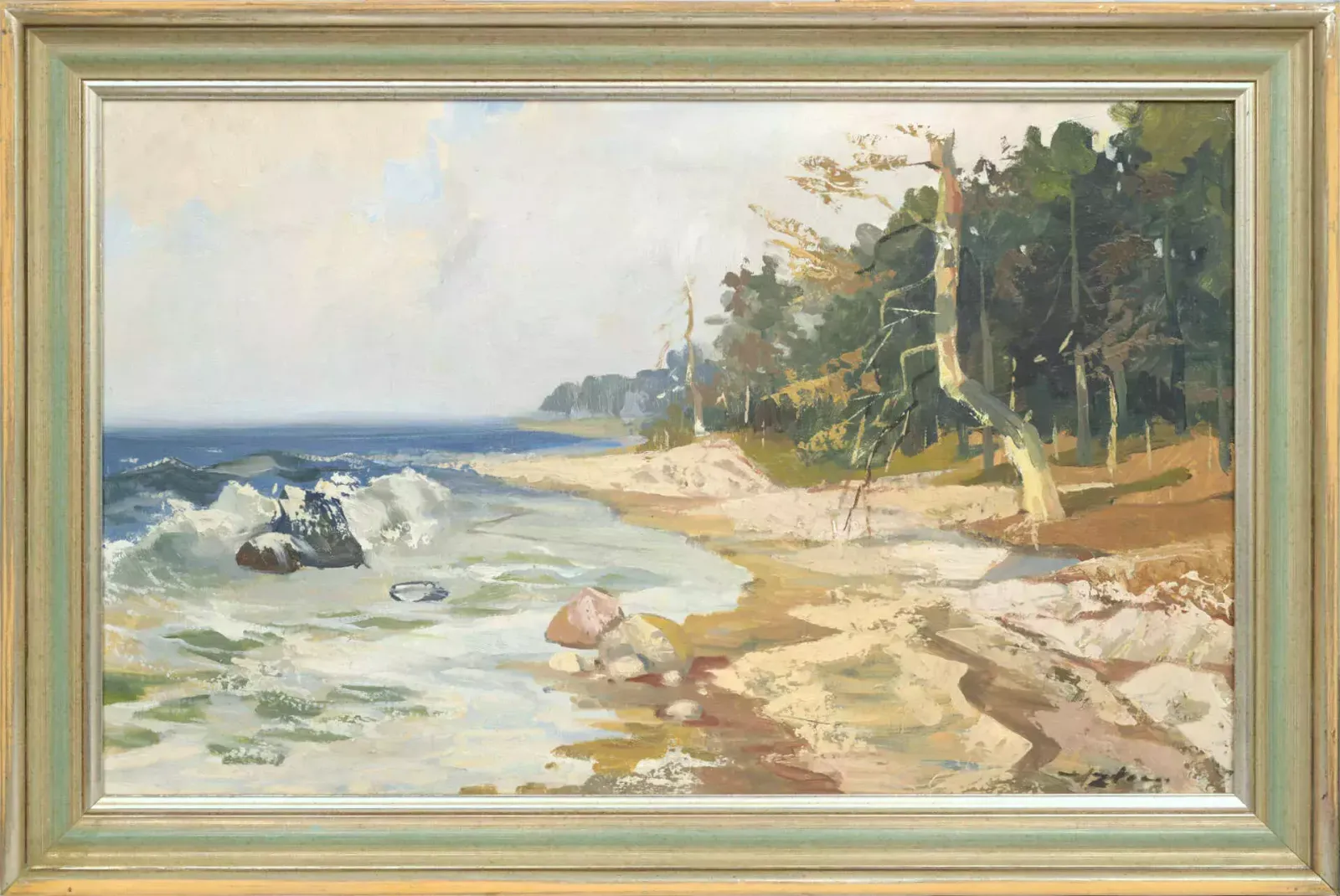 Song Of The Sea Painting, Mid 20th Century