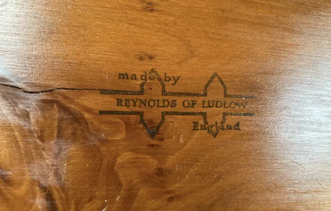 Reynolds Of Ludlow Yew Burl Live Edge Coffee Table 60s 70s Vintage Mid Century photo vintage