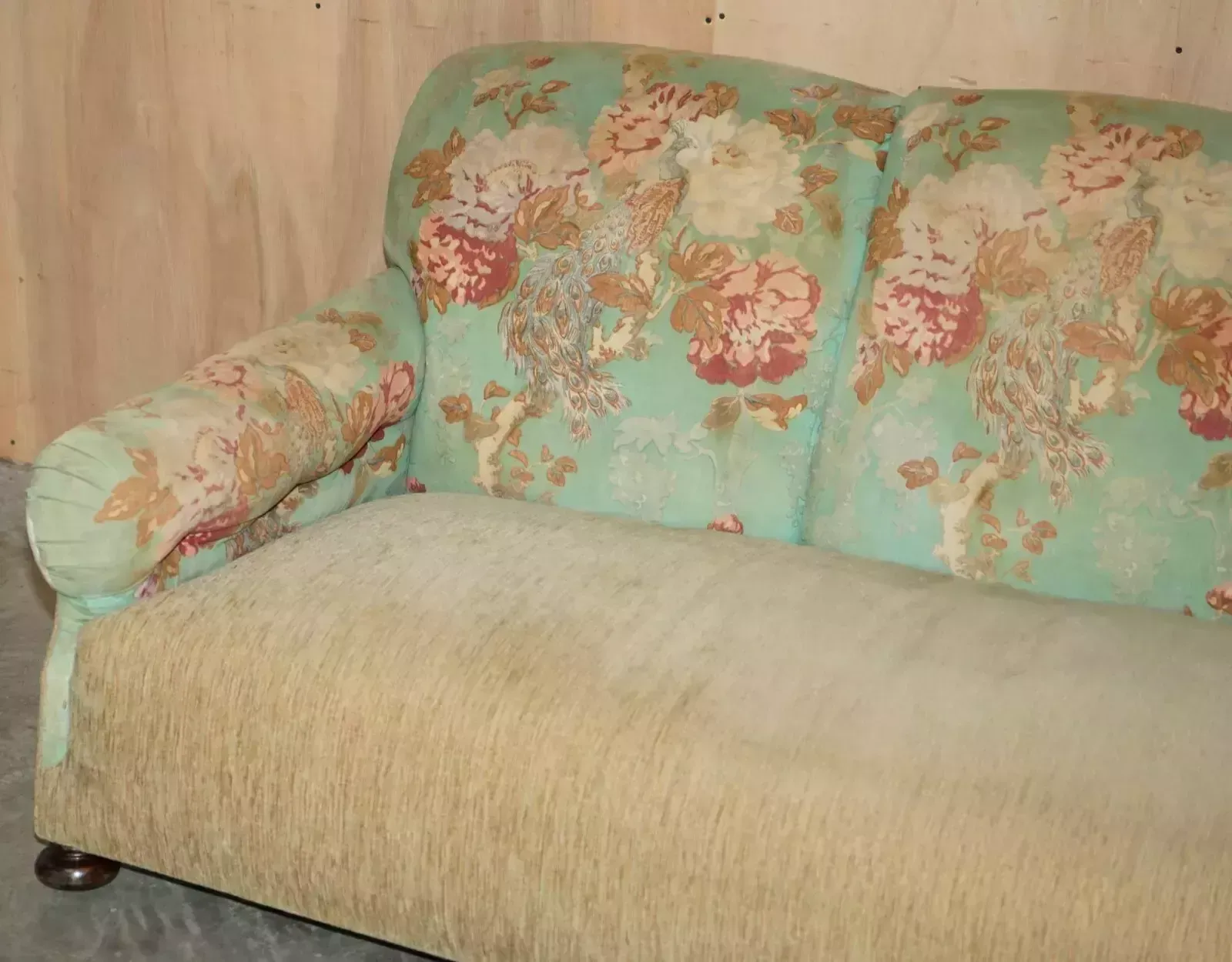 Antique Victorian Maple & Co Howard English Country House Sofa Part Of Suite photo for sale