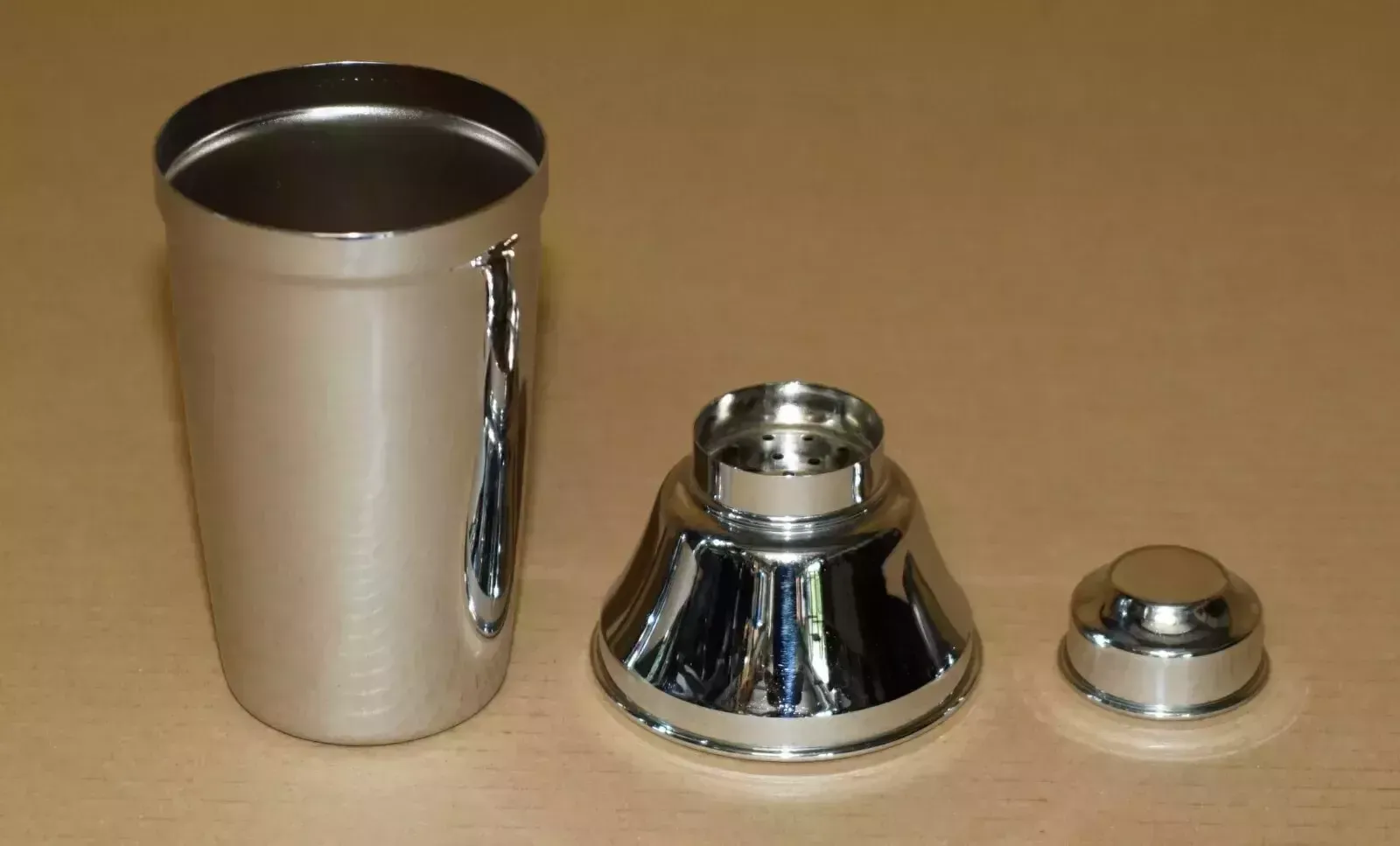Antique Circa 1920 Art Deco Made In Italy Stamped Silver Plated Cocktail Shaker photo vinterior