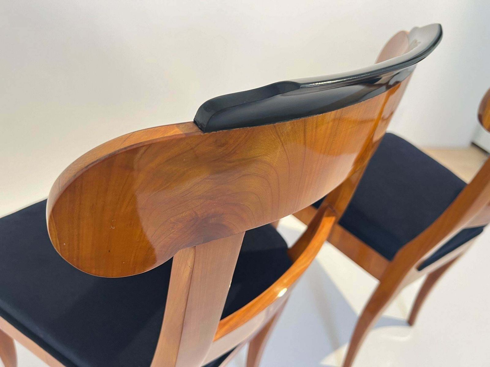 photo furniture Set Of Five Biedermeier Chairs, Cherry Wood, Germany Circa 1830