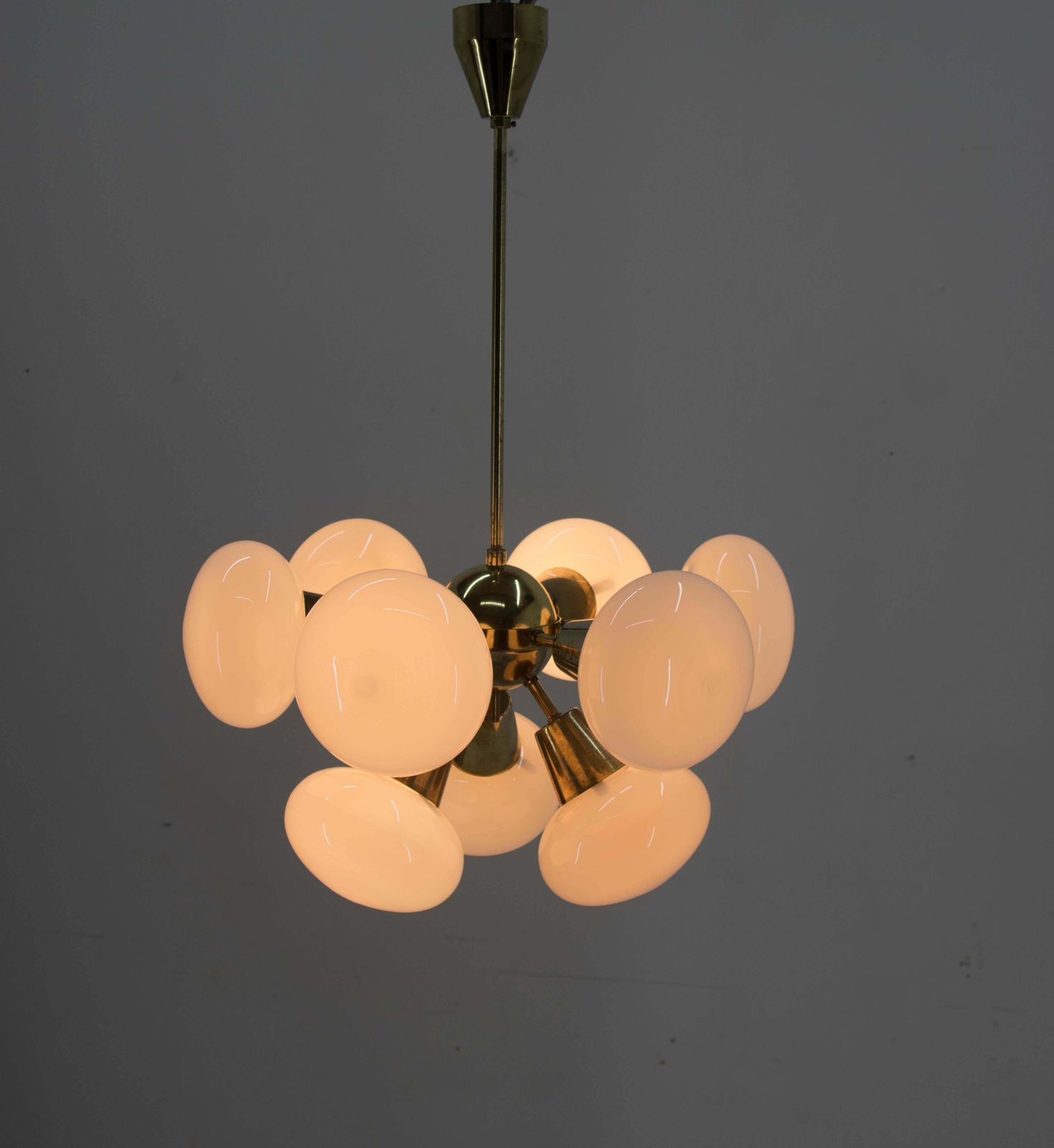 Set Of Two Sputnik Chandeliers By Kamenicky Senov, 1970s photo buy